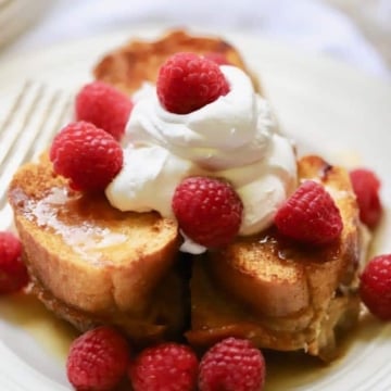 Decadent Oven Baked Carmel French Toast