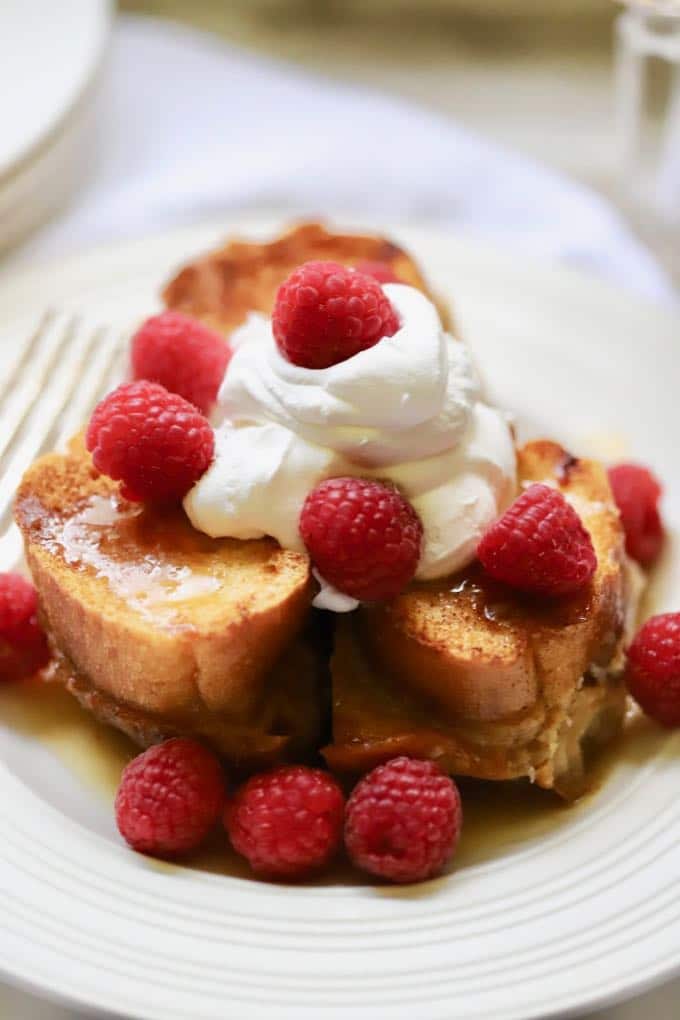 Decadent Oven Baked Carmel French Toast