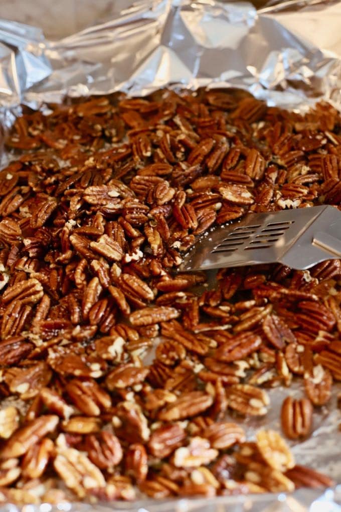Buttery & Salty Roasted Pecans