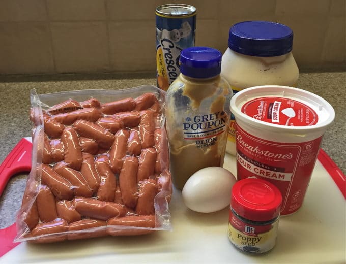 Quick and Easy Pigs in a Blanket and Pigs in a Blanket sauce ingredients