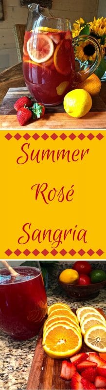 Summer Rosé Sangria