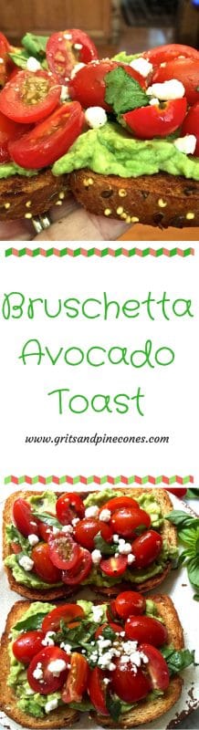 Bruschetta Avocado Toast