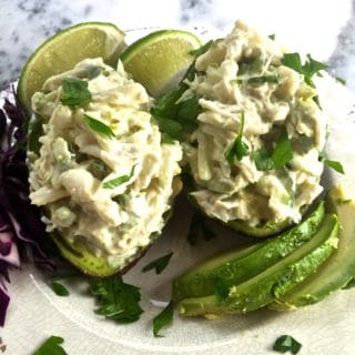 Avocado Stuffed with Blue Crab Meat