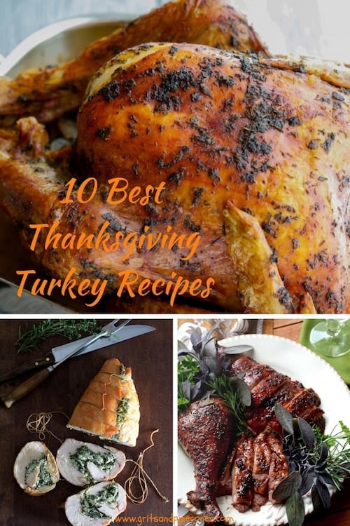 Check out these Ten Amazing Thanksgiving Turkey Recipes. Whether you want to roast it, bake it, fry it, or smoke it, these recipes will ensure this year's turkey is the star of the show! #thanksgivingturkey