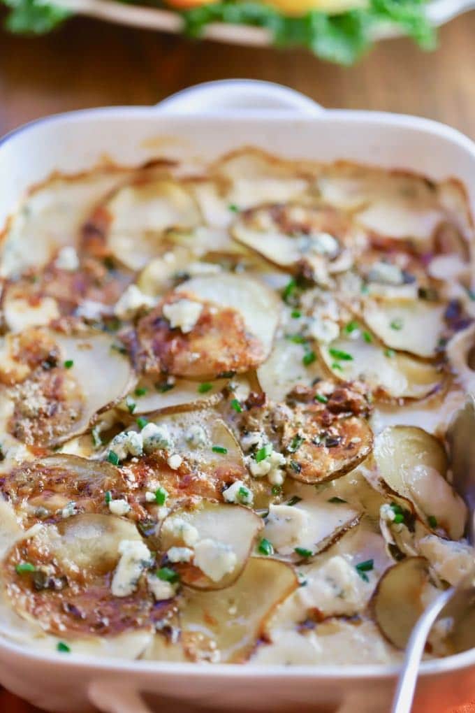 Ultimate Blue Cheese Potatoes Au Gratin