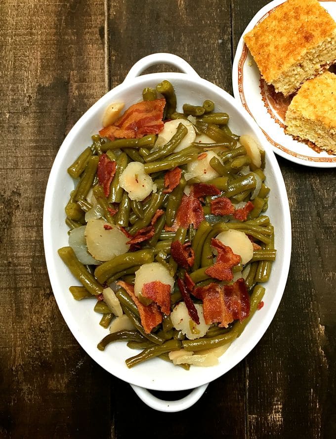 Southern Sweet and Sour Green Beans