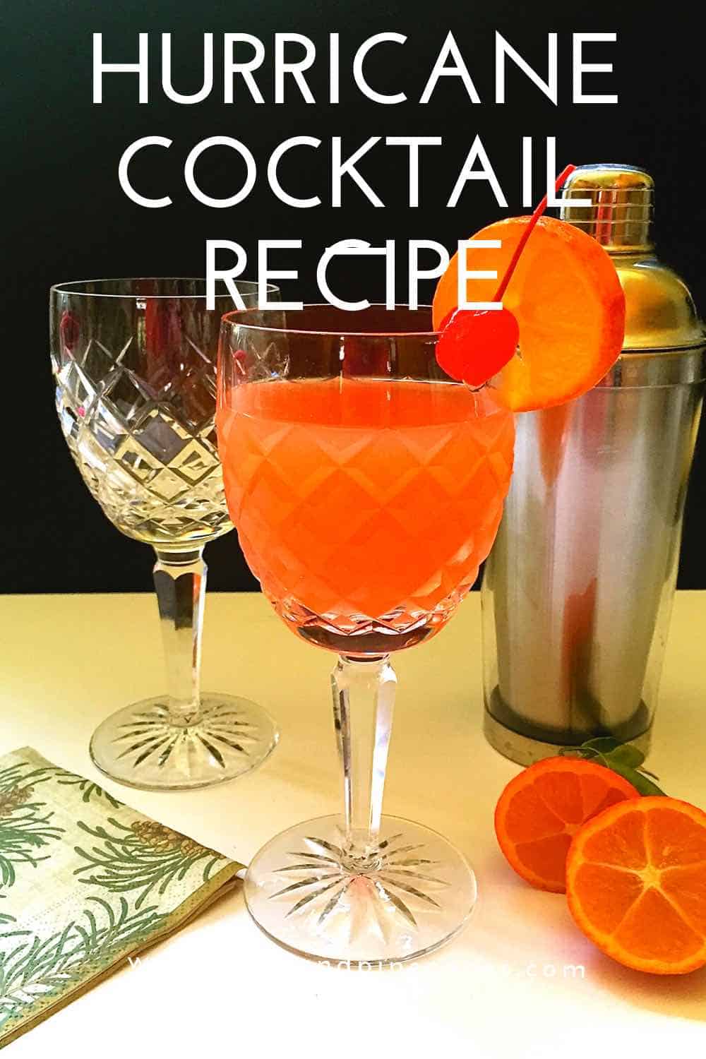 Easy Hurricane Cocktail Recipe