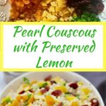 Pearl Couscous with Preserved Lemon Pinterest pin