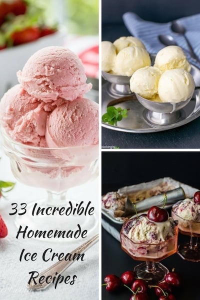 Here's the scoop - homemade ice cream is easy to make and unbelievably delicious! Choose your favorite from 33 of the most incredible homemade ice cream recipes ever!