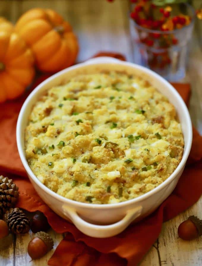 Traditional Southern Cornbread Dressing