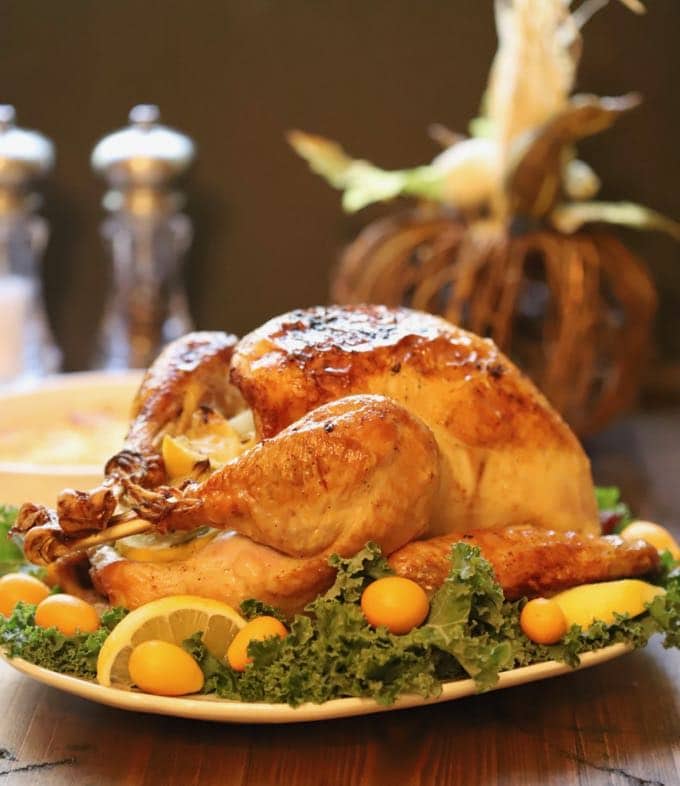 Simple and Perfect Roast Turkey ready to carve