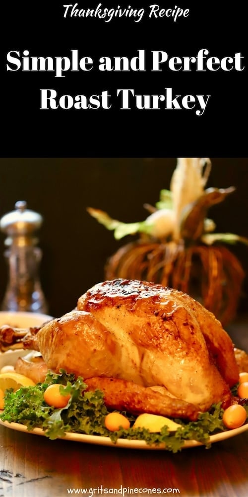 It's back to basics with an easy and classic Simple and Perfect Roast Turkey Recipe. This Thanksgiving superstar is moist and delicious and the stuff Thanksgiving dreams are made of.