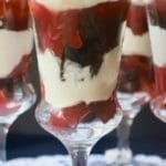 Chocolate Cherry Brownie Parfait Pinterest Pin