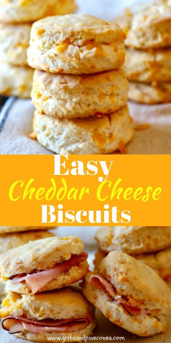 Just in time for your Easter dinner or brunch, and with just three ingredients, this recipe for Easy Southern Cheddar Cheese Biscuits cooks up light, flaky, tender, Southern-style biscuits! Eaten hot right out of the oven with a pat of butter, these delicious cheddar cheese biscuits will fairly melt in your mouth.