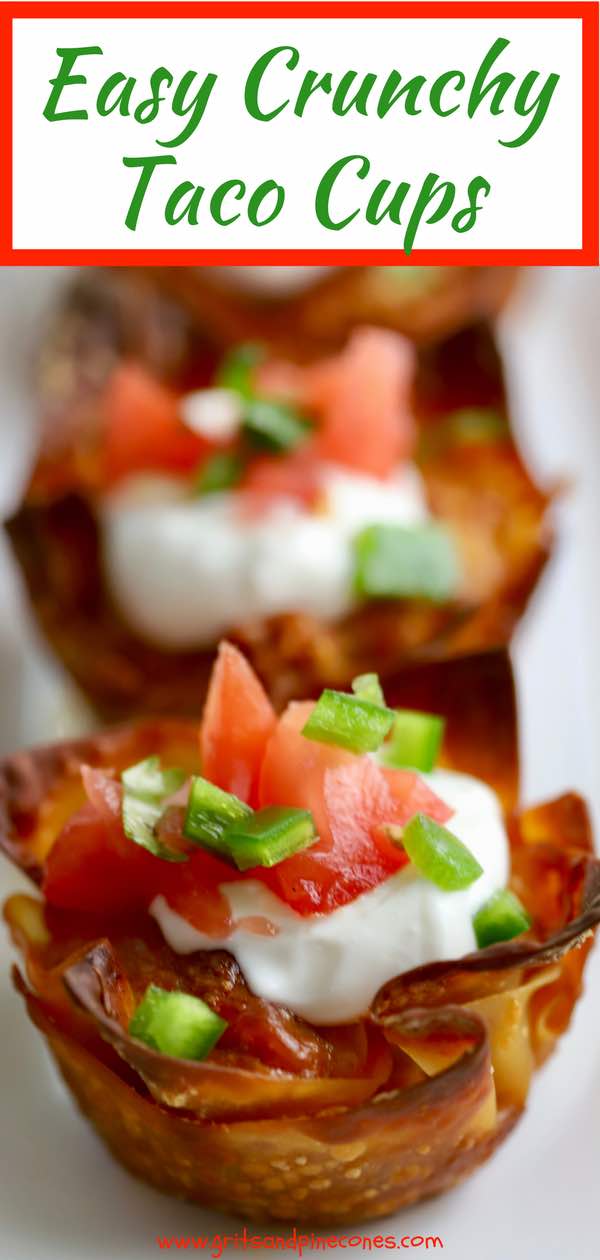 This recipe for Easy Crunchy Taco Cups is the answer to your Cinco de Mayo prayers and Mexican food cravings. Fun, quick, easy to make, and delicious to boot, these versatile, kid-approved, oven-baked taco cups with wontons are made with yummy ground turkey, taco seasonings, and melty cheese. Olé!
