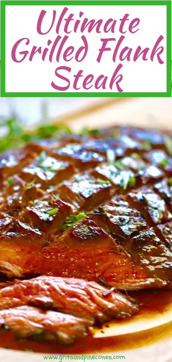 The Ultimate Grilled Flank Steak starts with the best marinade ever, which includes fresh rosemary, honey, soy sauce, garlic and olive oil. This simple marinade will transform your steak into a masterpiece, one which you will be proud to serve your family at a backyard barbecue, or guests at a fancy dinner party.