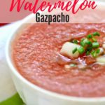 Chilled Watermelon Gazpacho Pinterest pin