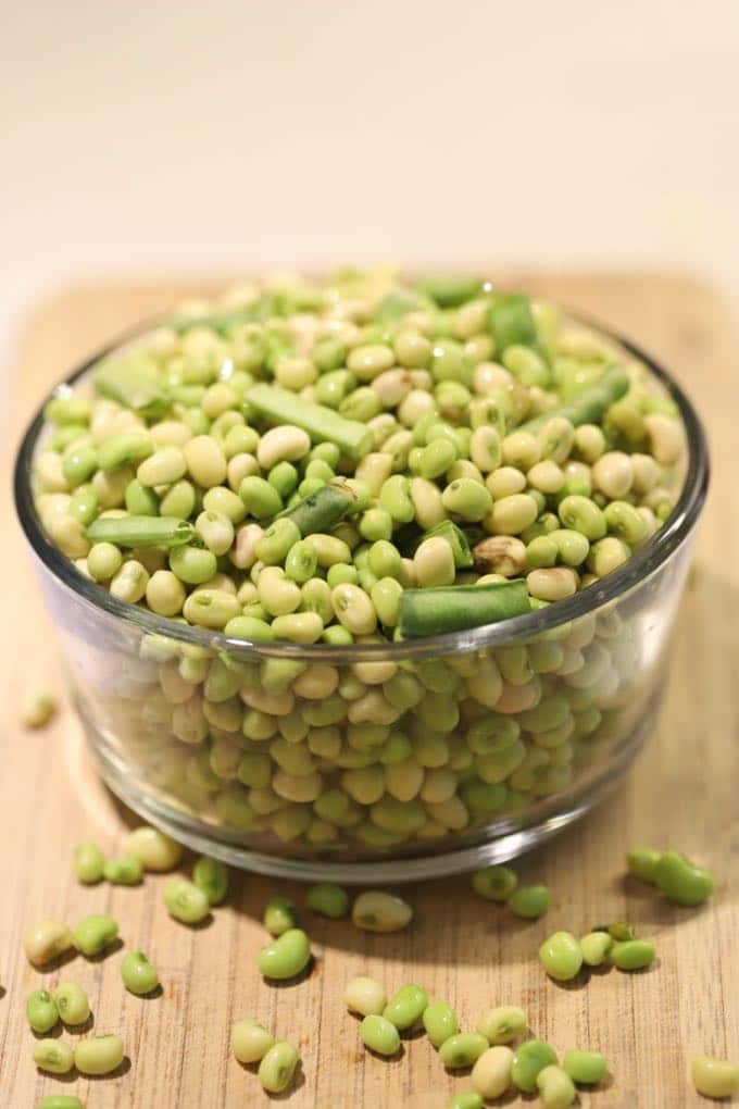 Fresh field peas and snaps for Easy Peasy Southern Field Peas