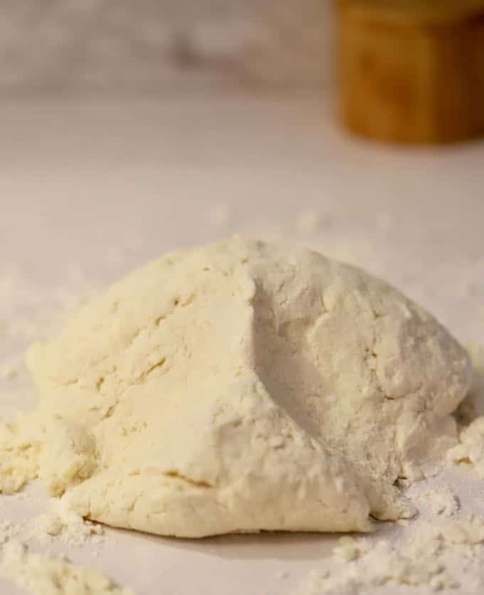 Dough after kneading for Orange Cinnamon Rolls