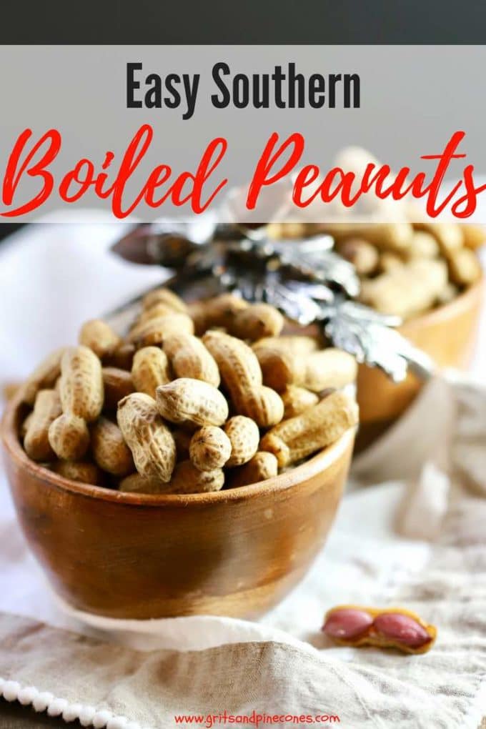 Easy Southern Boiled Peanuts are just what the name implies, green peanuts which have been boiled on the stovetop in water and salt. That's it! But, trust me, after one bite of these delicious, juicy, briny, soft legumes you will be hooked and like the old potato chip saying,
