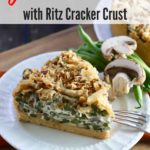 Green Bean Pie with Ritz Cracker Crust