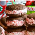 Easy Chocolate Peppermint Whoopie Pies Pinterest Pin.