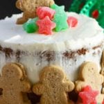 Gingerbread Cake with Cream Cheese Icing Pinterest pin