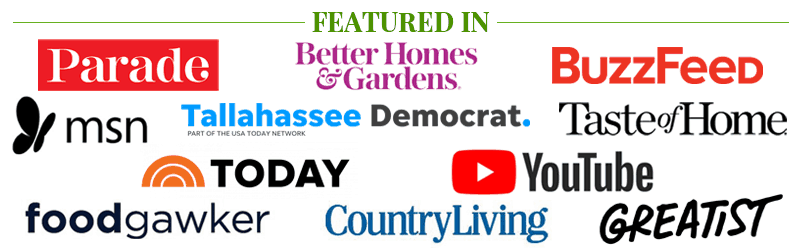 Featured in Parade, The Today Show, Better Homes & Gardens, Greatist, and more.