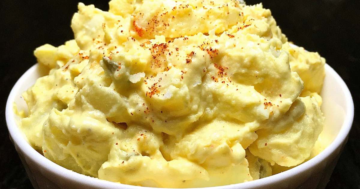 Southern Potato Salad Recipe | gritsandpinecones.com