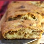Pinterest pin for sausage cheese bread.