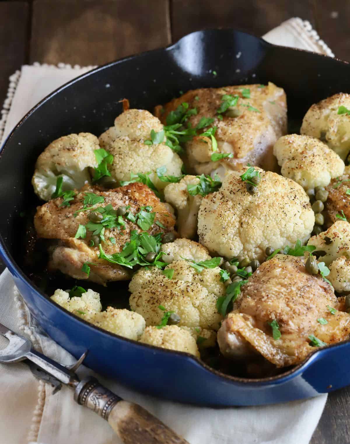 Chicken and Cauliflower Bake