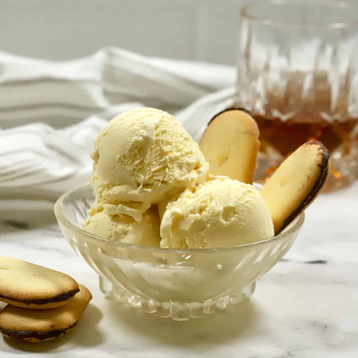 Easy Homemade Bourbon Ice Cream