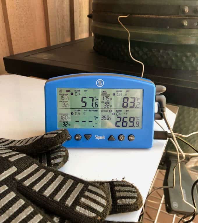 A Signals meat thermometer. 