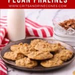 Pinterest pin showing a plate of pralines.