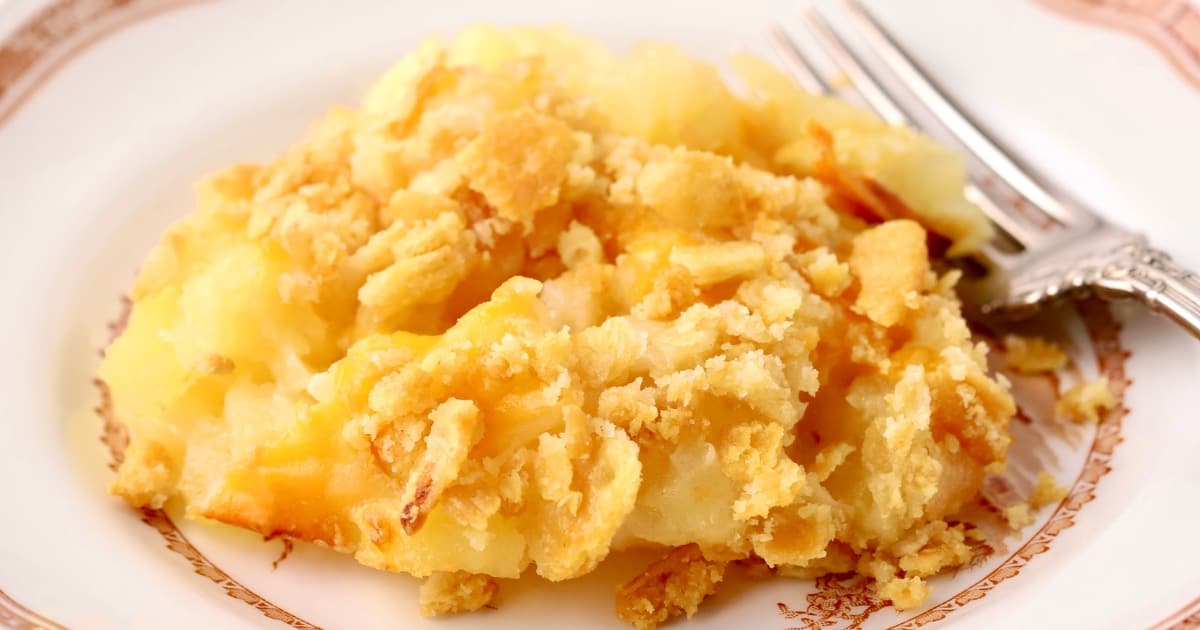 Baked Pineapple Cheese Casserole