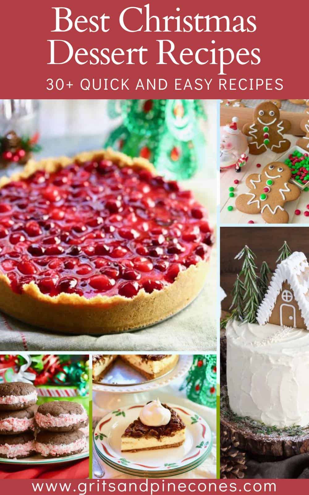 40 Best Christmas Dessert Recipes 2024 - Grits and Pinecones