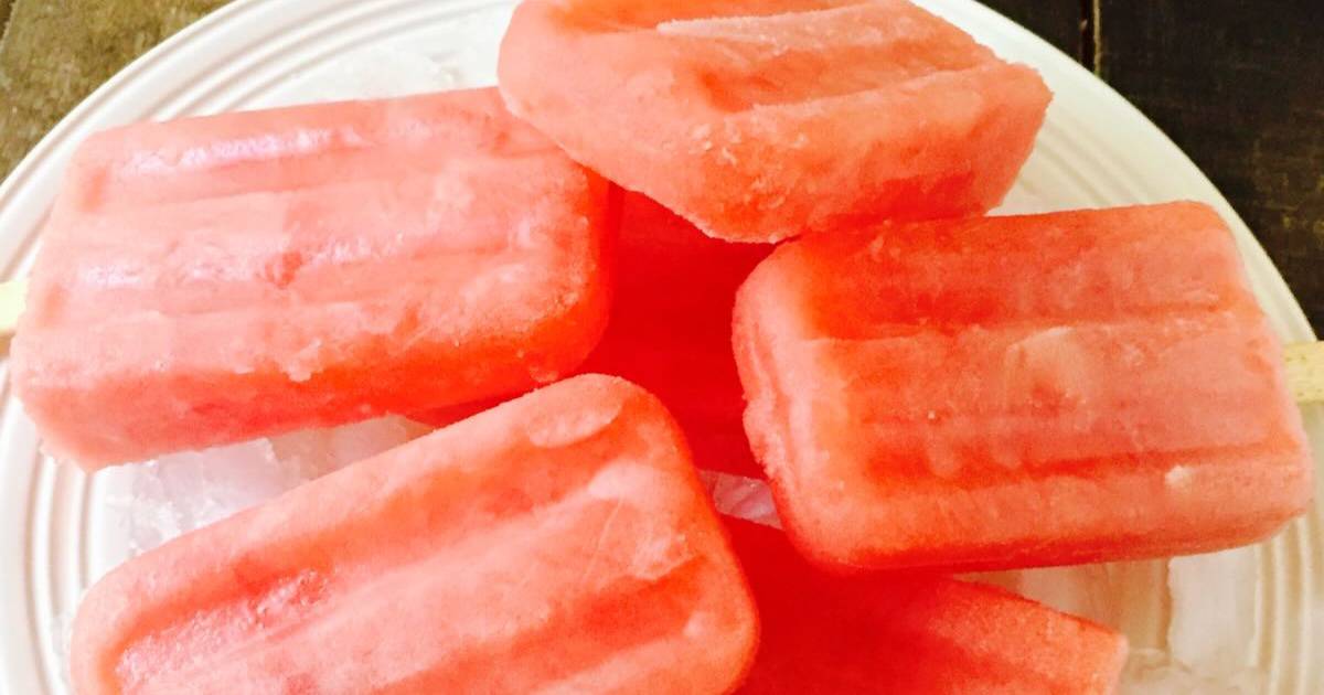 Easy Watermelon Popsicles Two Ingredients - Grits And Pinecones