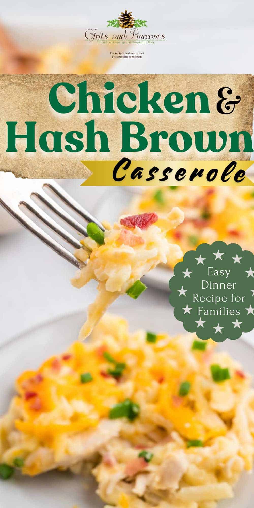 Chicken and Hash Brown Casserole Recipe - Grits and Pinecones