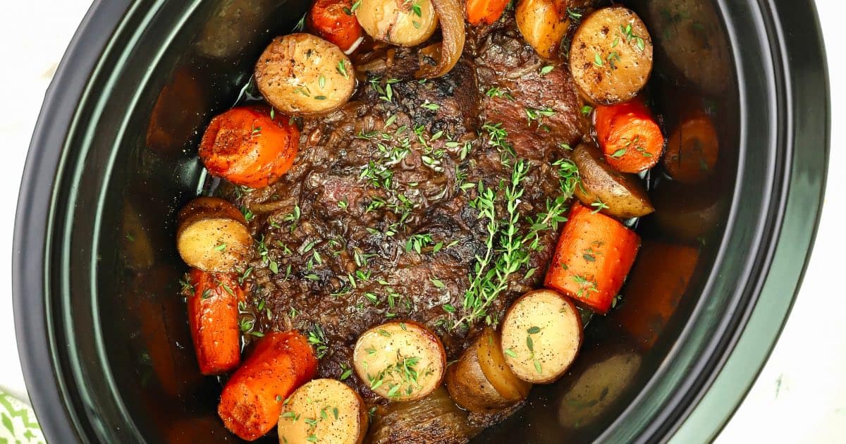 Easy CrockPot Pot Roast with Onion Soup Mix Recipe Grits and Pinecones