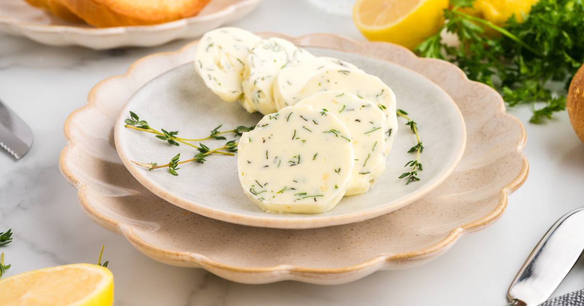 Easy Garlic Herb Butter Recipe - A Compound Butter
