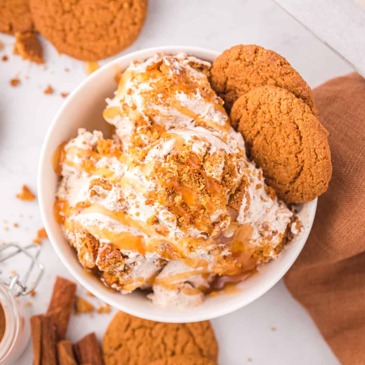 Easy Ninja Creami Gingerbread Ice Cream for the Holidays