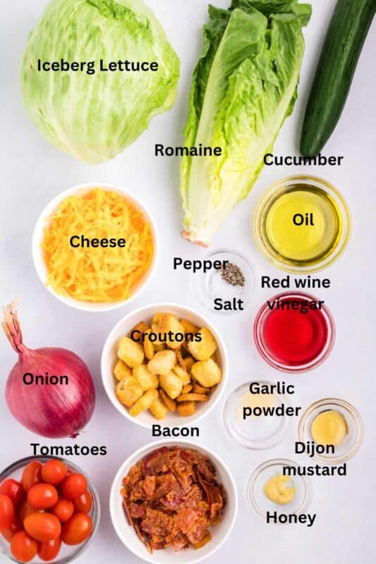 Quick And Easy Classic House Salad Recipe Grits And Pinecones