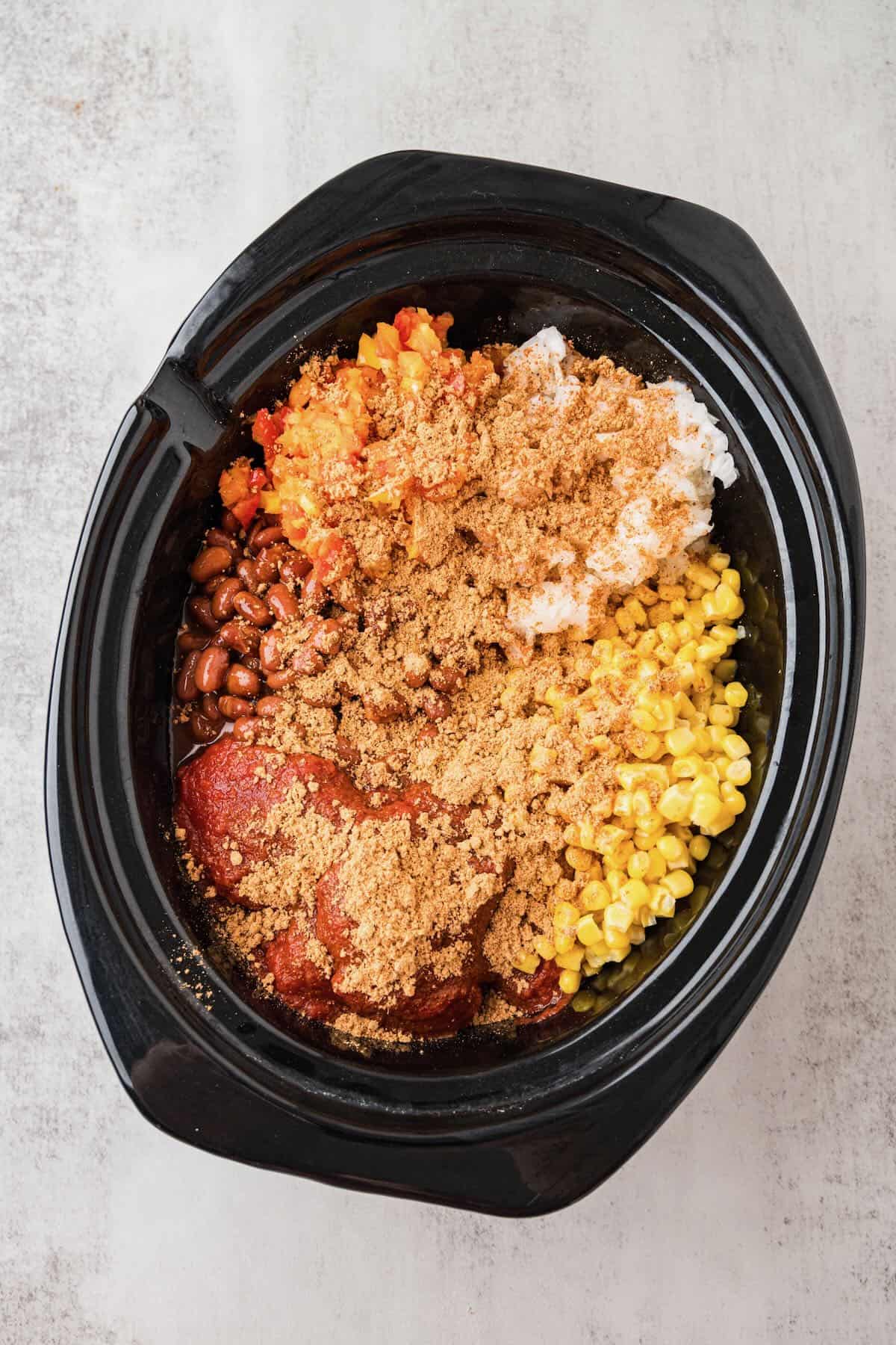 Add contents of taco seasoning packet.