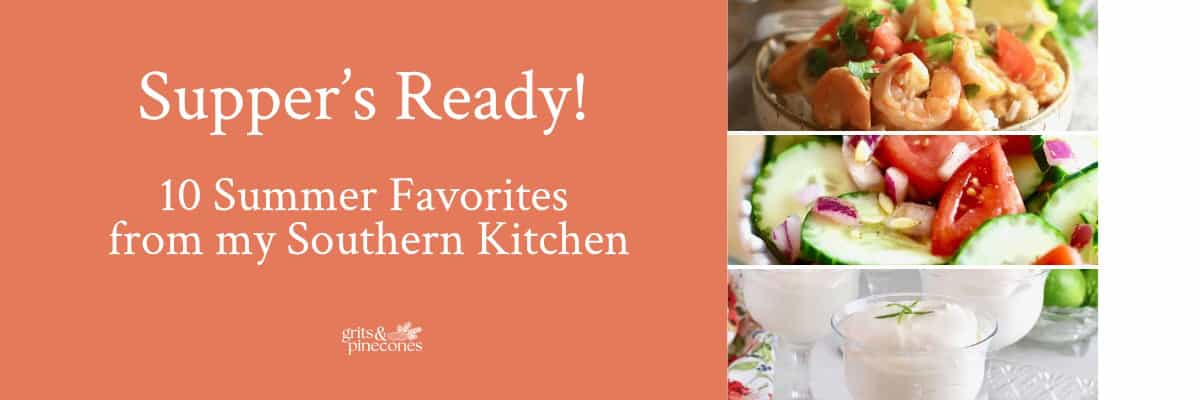 An image from the cover of an e-book, Supper's Ready.